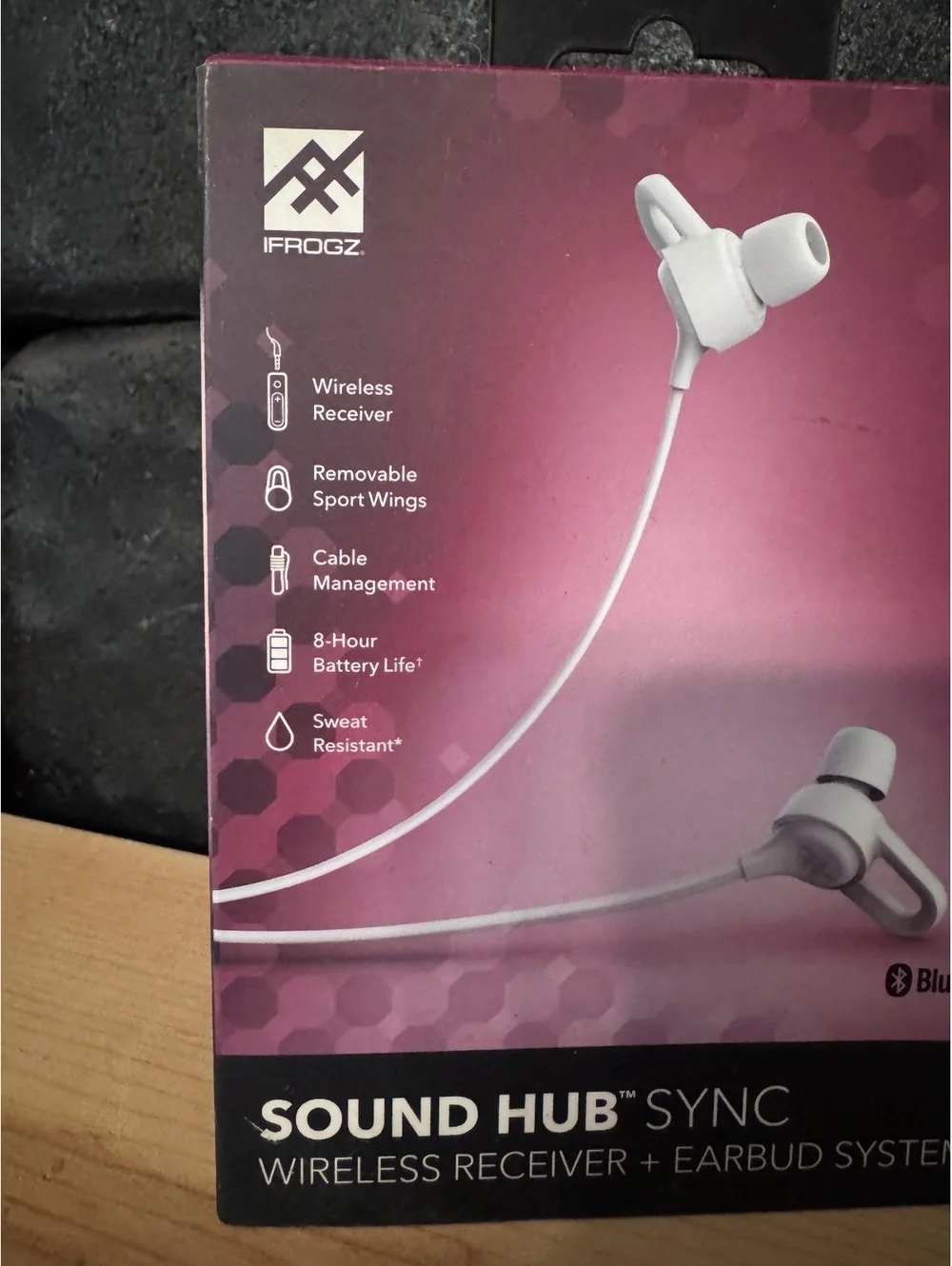 iFrogz Sound Hub Sync Wireless Receiver + Earbud System